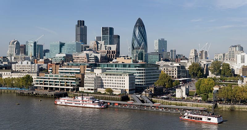 City of London skyline