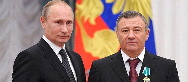 Vladimir Putin and Arkady Rotenberg